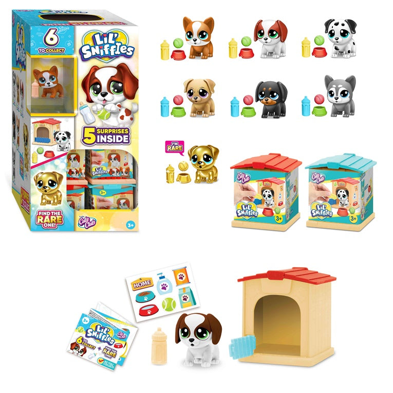 Zestaw figurek Lil Sniffles Doggies