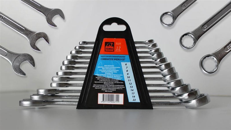 Kombinuotų raktų komplektas WMC TOOLS  5123 12 vnt