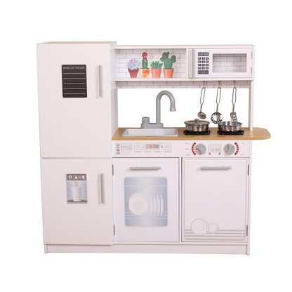 Vaikiška virtuvėlė EcoToys Kids Kitchen, balta