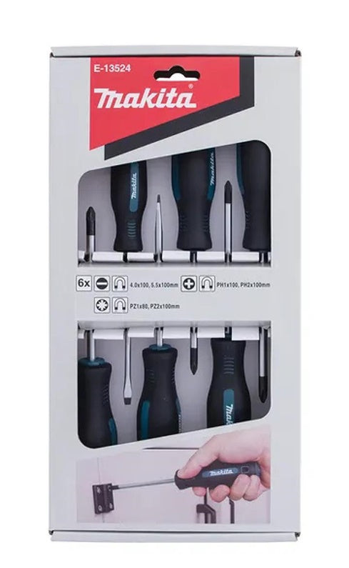 Screwdriver set Makita 6 pcs E-13524