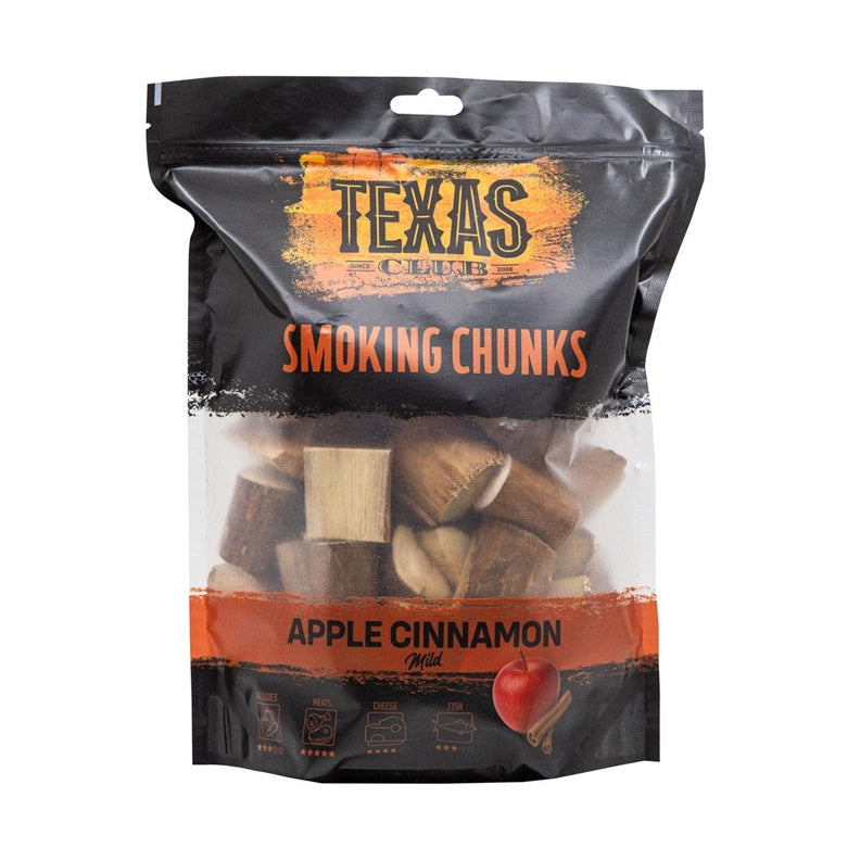 Texas Club smoking chunks, cinnamon wood, 1 kg