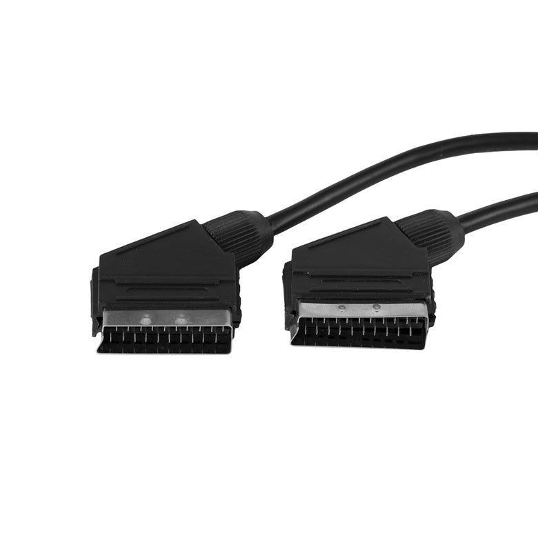 Cable UNSPECIFIED SCART M, SCART M, 1.5m, black SL2001