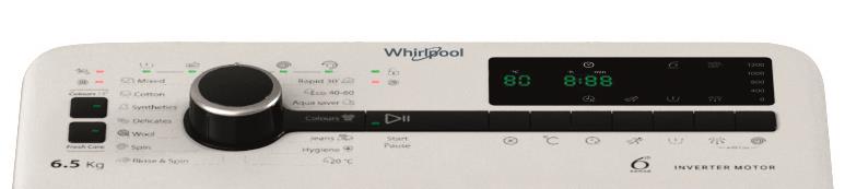 WASHING MACHINE TOP TDLRB 65261BS EU/N WHP