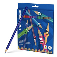 Spalv.pieštukai Erichkrause Color Friends triangular 24 vnt.