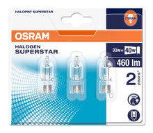 HALOGENINĖ LEMPA G9 33W 230V 3VNT