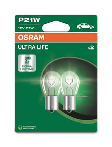 ЛАМПА АВТОМОБИЛЬНАЯ OSRAM 7506ULT-02B 21W 12V BLI2