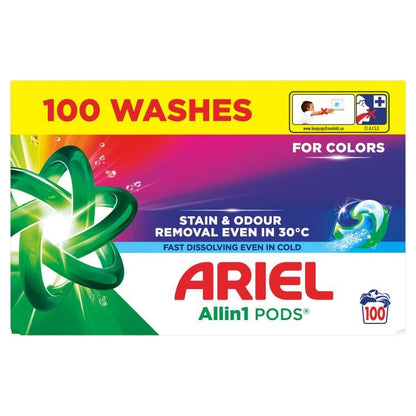 Skalbimo kapsulės Ariel All-in-1 Pods, 100 vnt.