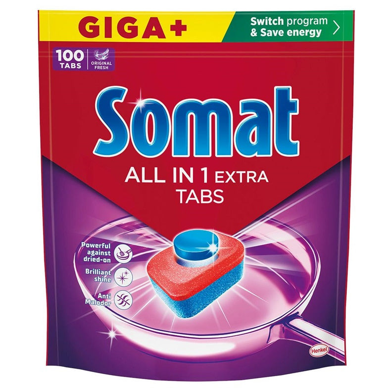 TABLETKI DO ZMYWARKI SOMAT ALLIN1 EXTRA 100SZT