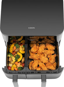 Frytkownica beztłuszczowa Xiaomi Dual Zone, czarna, 2700 W, 10 l