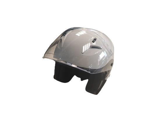 Motociklininko šalmas YM-637, M (57-58 cm), balta