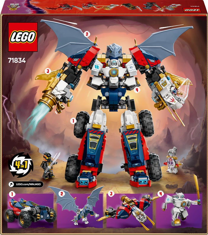 LEGO® Ninjago Zane's Ultra Combiner Mech, 1187 vnt.