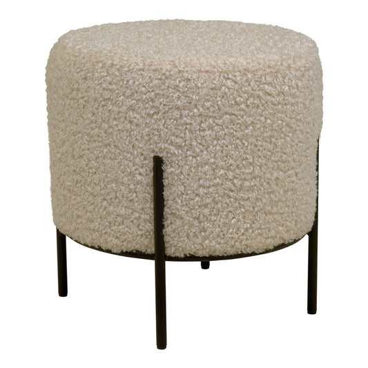 Pouf Alford, sand, 35.5x35.5x37cm
