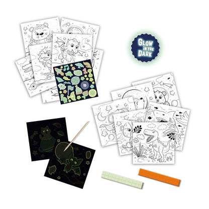 Zestaw kreatywny SES Creative Glow In The Dark 00118
