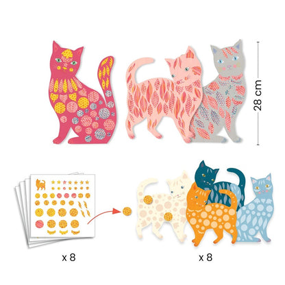 Djeco Elodie's Cute Cats creative set