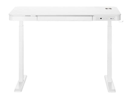Height-adjustable desk, UP BALDERII, white
