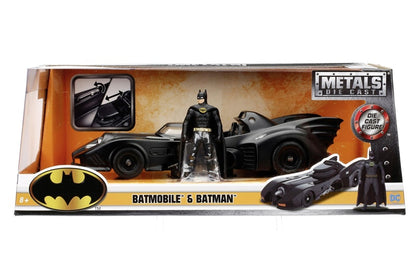 Samochodzik Batmobil i Batman z metalu odlewanego ciśnieniowo