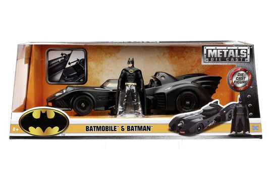 Samochodzik Batmobil i Batman z metalu odlewanego ciśnieniowo