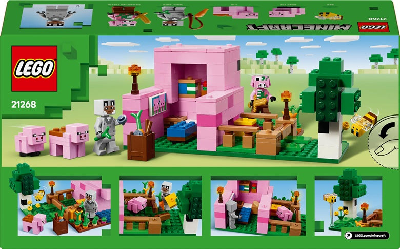 LEGO® Minecraft The Baby Pig House 21268, 238 pcs.