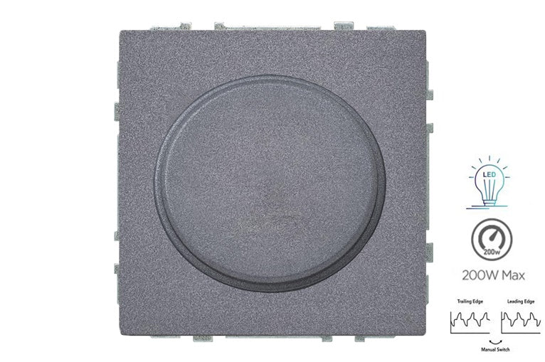 Dimmer LIREGUS MODERN, matte black