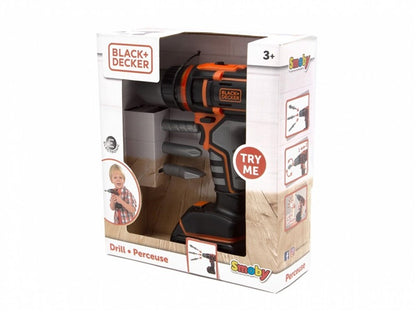 Žaislinis meistro įrankis, gręžtuvas Smoby Black & Decker