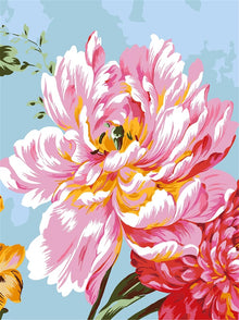 Tapymas pagal skaičius Flower 80910