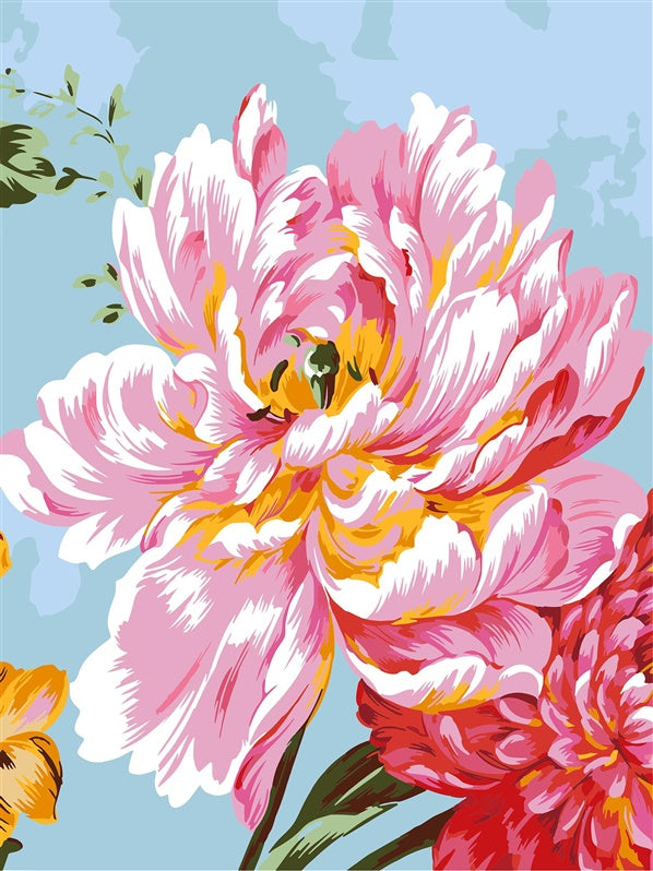 Tapymas pagal skaičius Flower 80910