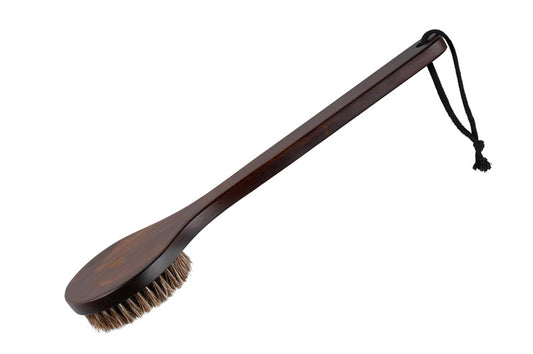 Sauna brush RENTO, Dark bamboo
