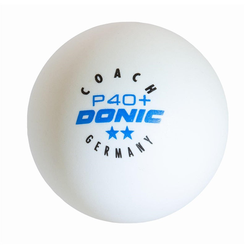 Table Tennis Ball Donic Coach, 40 mm, 6 pcs.