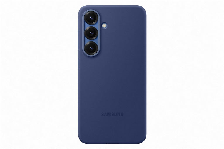 Phone Case Samsung Silicone, Galaxy S25, blue