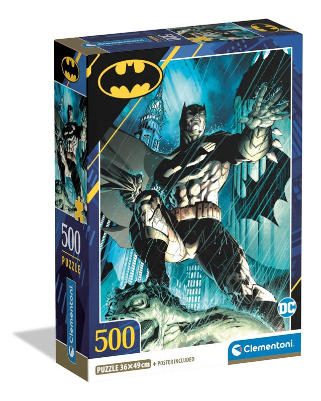 Puzzle Clementoni DC Batman 35593, 49 cm x 36 cm, 500 elementów