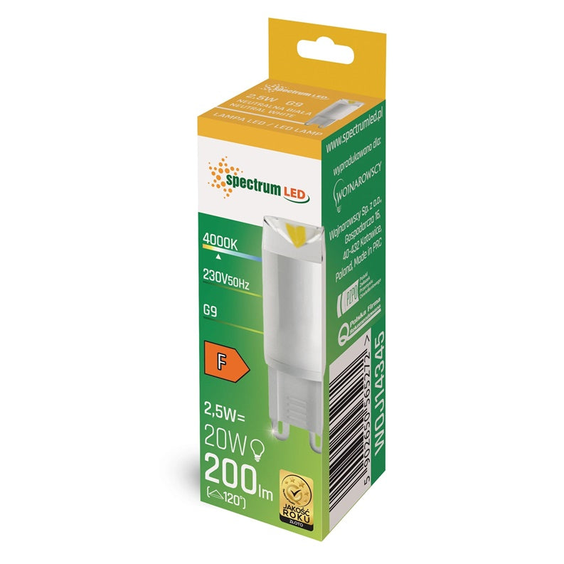 LED BULB G9 2.5W 840 200LM 100