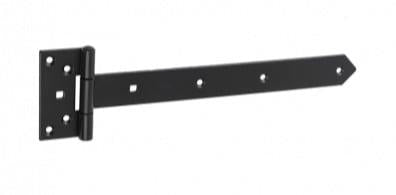 GATE HINGE ZB 300 300X45X90X3.0 BLACK