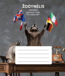 Sąsiuvinis, žodynui, 32 lapų