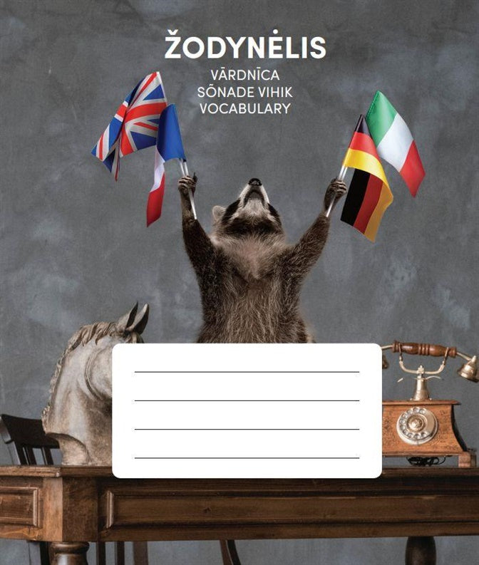 Sąsiuvinis, žodynui, 32 lapų