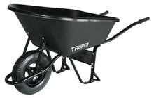 Taczka jednokierunkowa Truper 11777, stal, czarna, 120 l