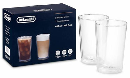 Komplet szklanek DeLonghi, szkło, 0.48 l, 2 szt.