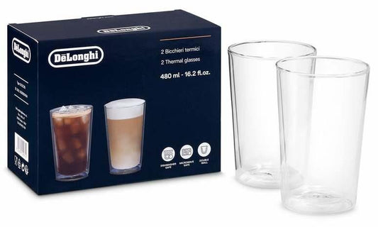 Komplet szklanek DeLonghi, szkło, 0.48 l, 2 szt.