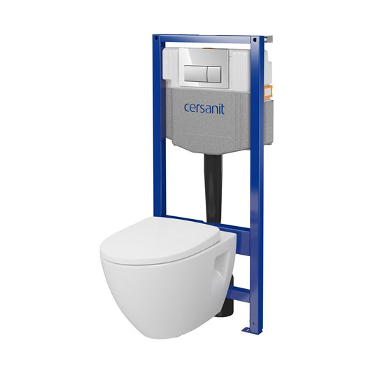 Wall-hung toilet set Cersanit S701-774, 20x50 cm