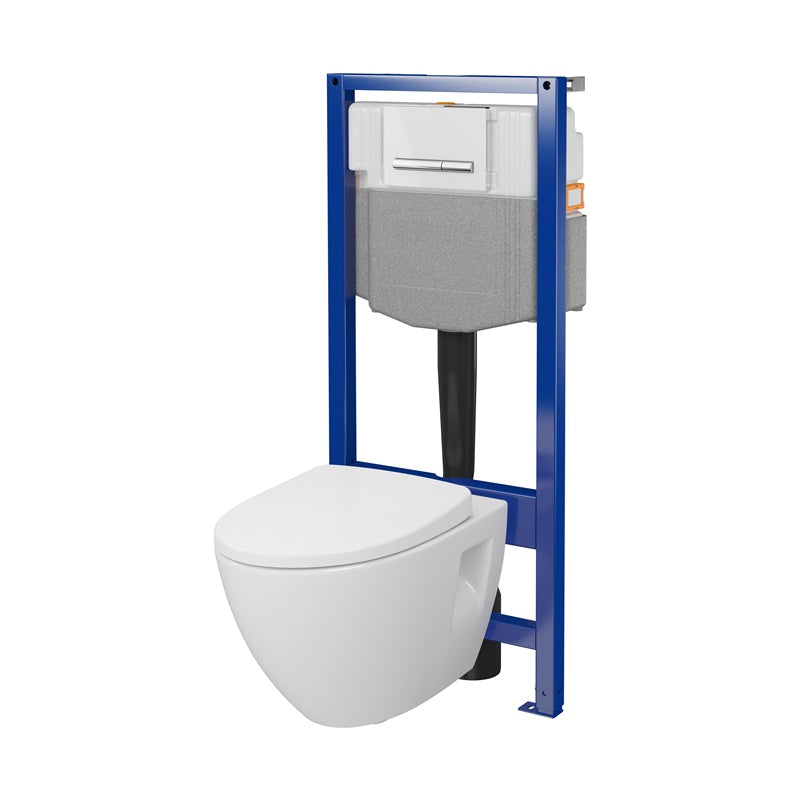 SZAFKA KOM S701-781 Z RAMĄ + SZKŁO BIAŁE MYG