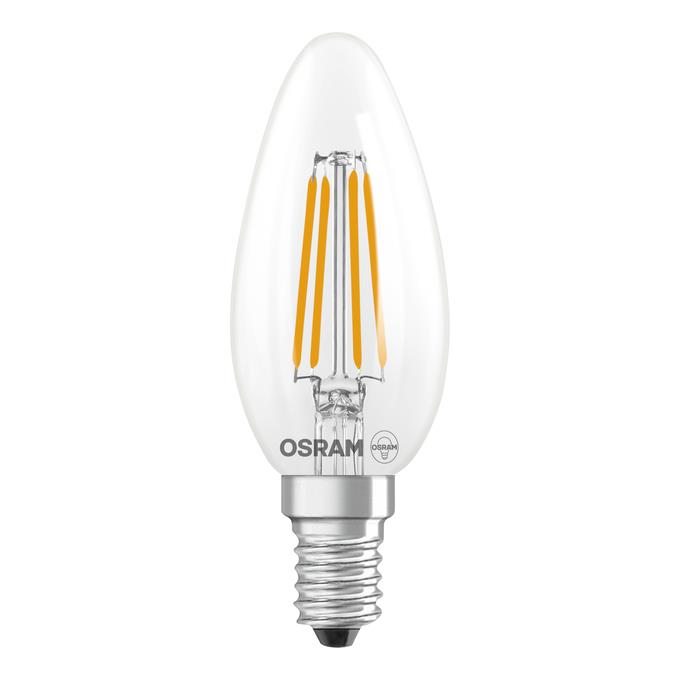 LAMP LED OSRAM FIL B35 3.4W E14 2700K 470LM