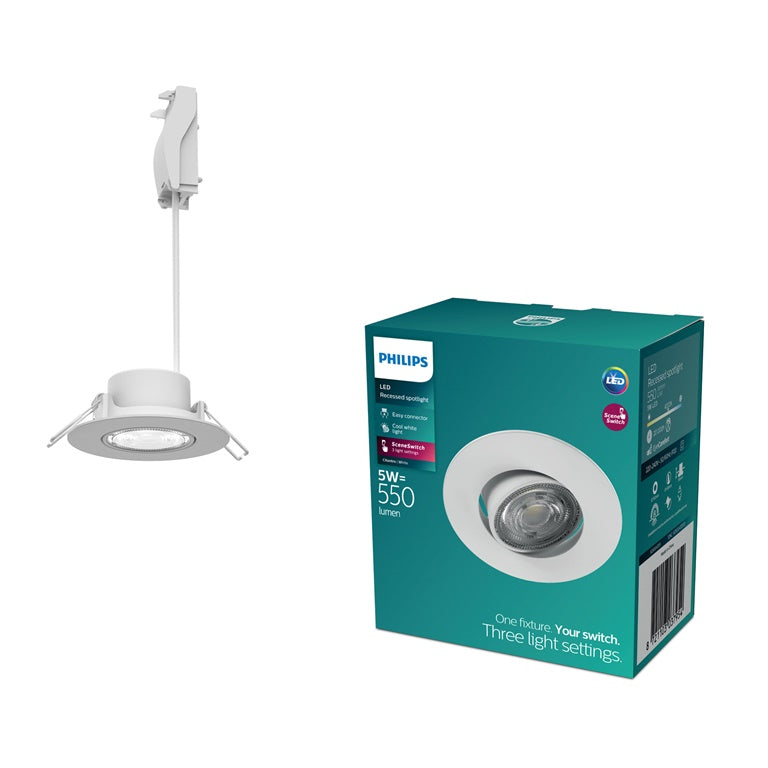 Oprawa wpuszczana Cilantro LED 5W 4K 550lm D9 Dim biała