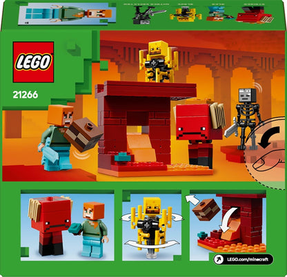 LEGO® Minecraft The Nether Lava Battle 21266, 99 vnt.