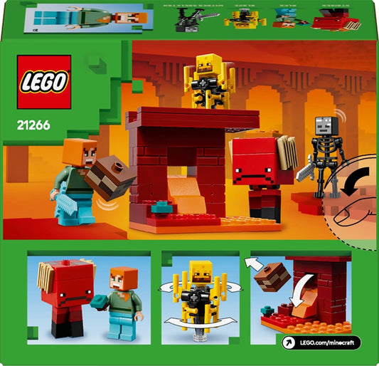 LEGO® Minecraft The Nether Lava Battle 21266, 99 vnt.