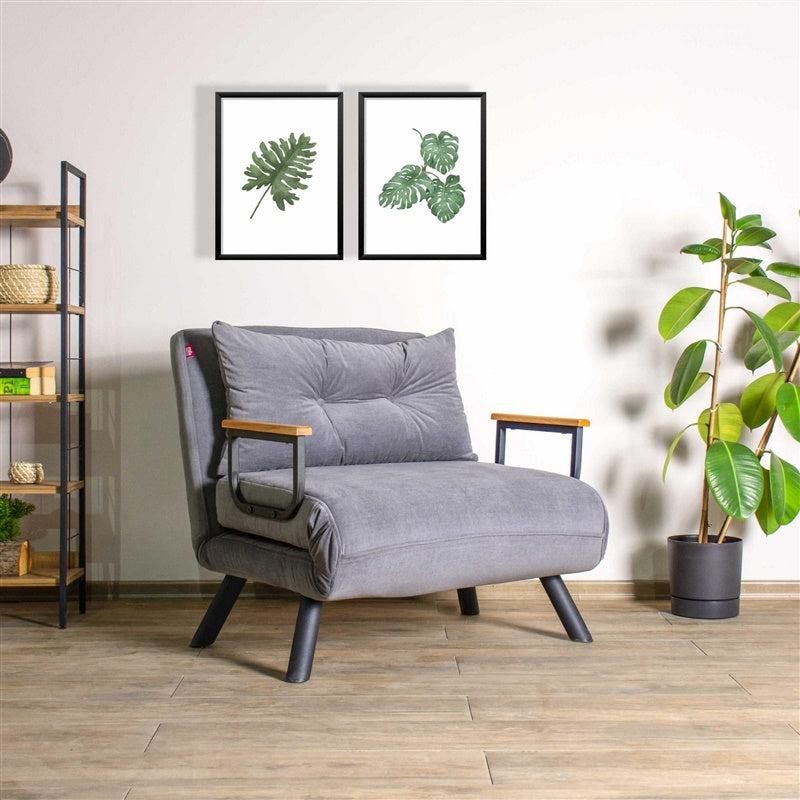 SOFA-BETT HANAH HOME SANDO GRAU COL