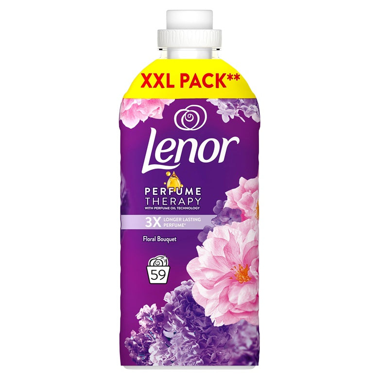 Skystas skalbinių minkštiklis Lenor Floral Bouquet, 1.239 l