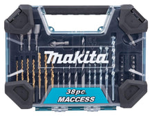 Zestaw bitów i wierteł Makita 38 sztuk E-22573