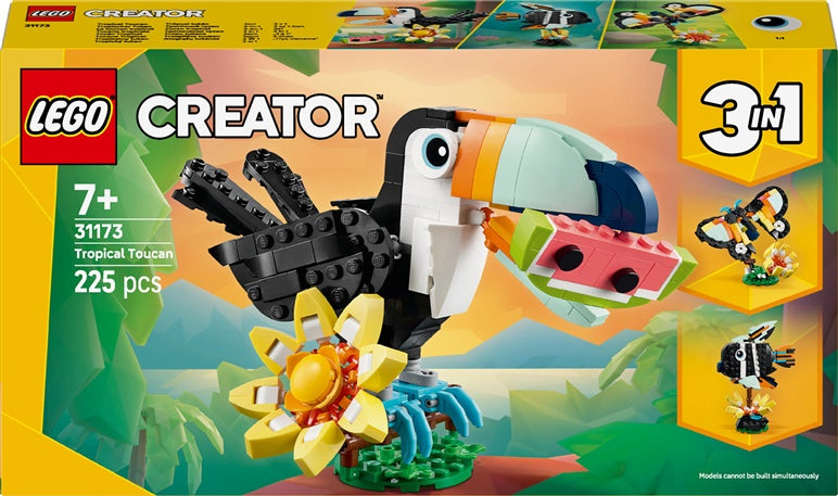 Konstruktorius LEGO 3in1 Wild Animals: Tropical Toucan 31173