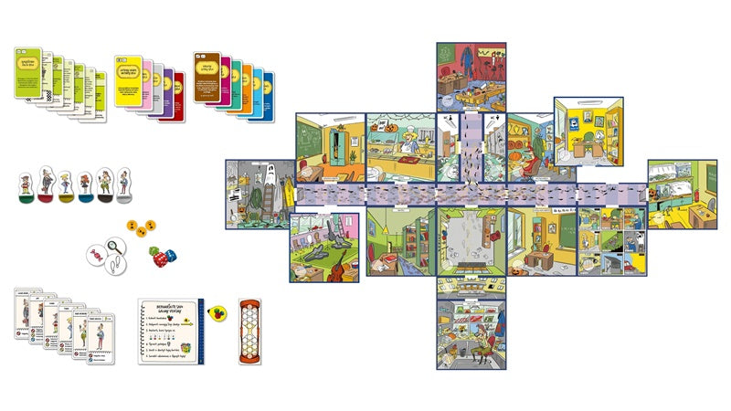 Board game DOMAS AND TOMAS School Detectives