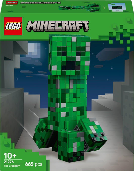 Zestaw LEGO® Minecraft The Creeper™ 21276, 665 elementów.