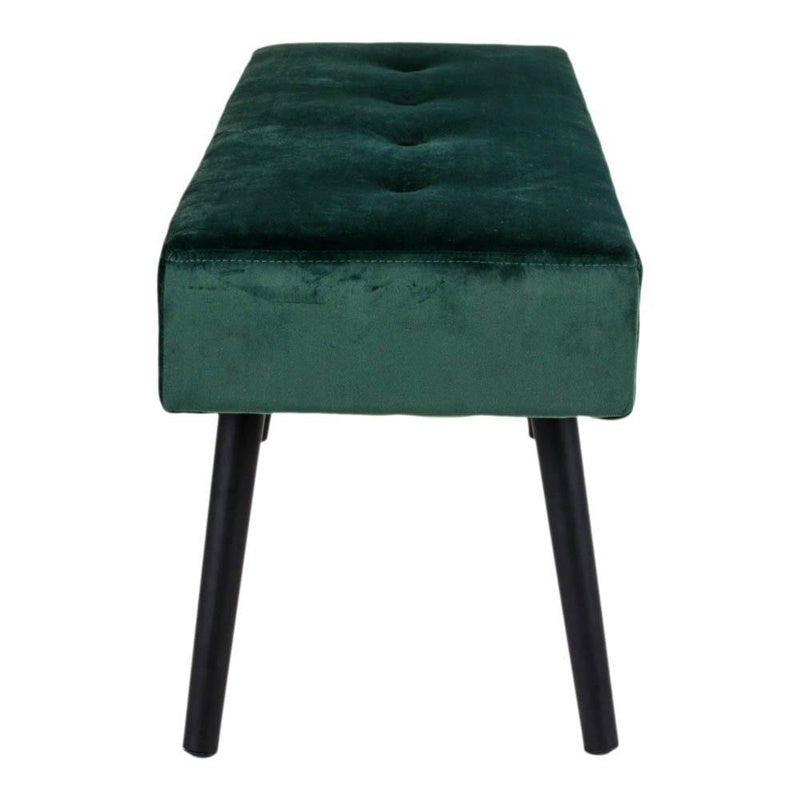 Hallway bench Skiby, green, 100x35x44cm